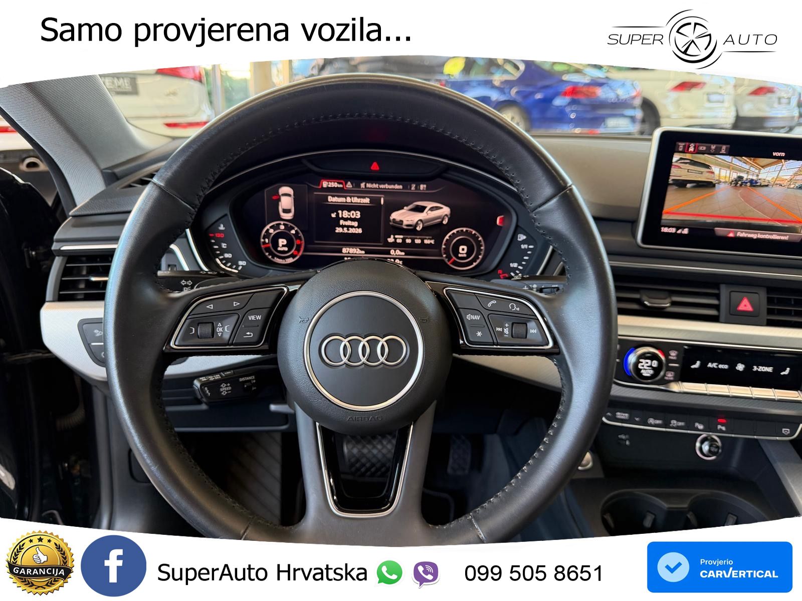 Audi A5 Sportback 50 TDI V6 (286 KS) quattro Tiptronic S line LED+GR SJED+ACC
