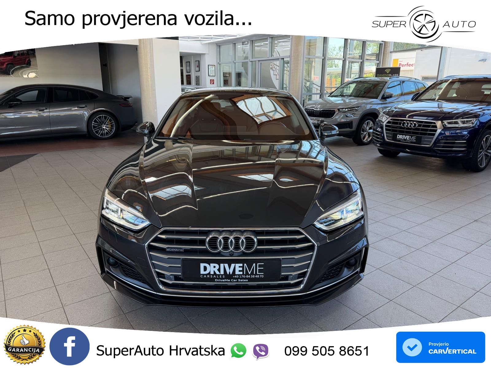 Audi A5 Sportback 50 TDI V6 (286 KS) quattro Tiptronic S line LED+GR SJED+ACC