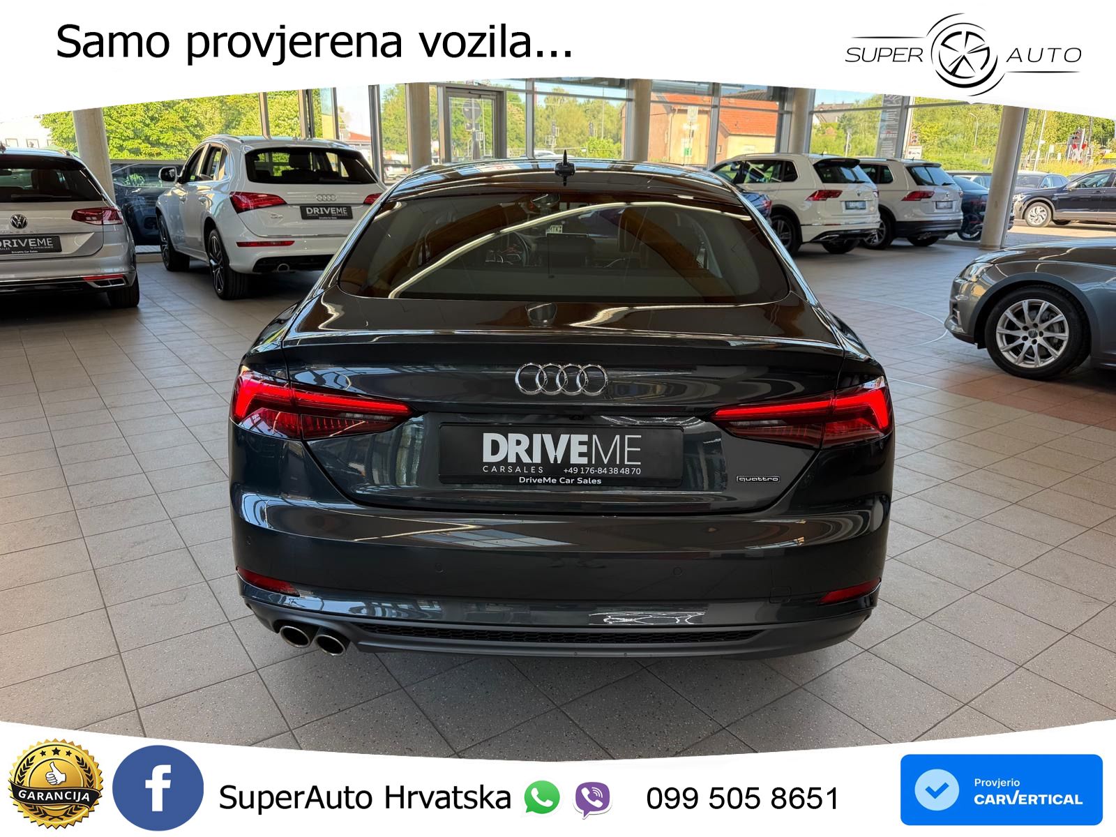 Audi A5 Sportback 50 TDI V6 (286 KS) quattro Tiptronic S line LED+GR SJED+ACC