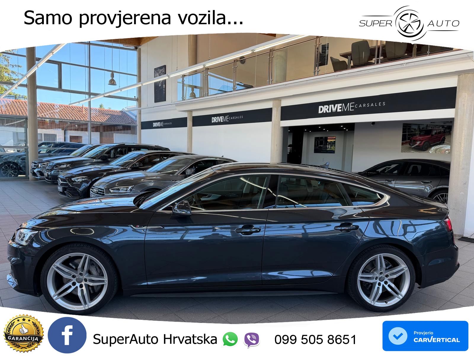 Audi A5 Sportback 50 TDI V6 (286 KS) quattro Tiptronic S line LED+GR SJED+ACC