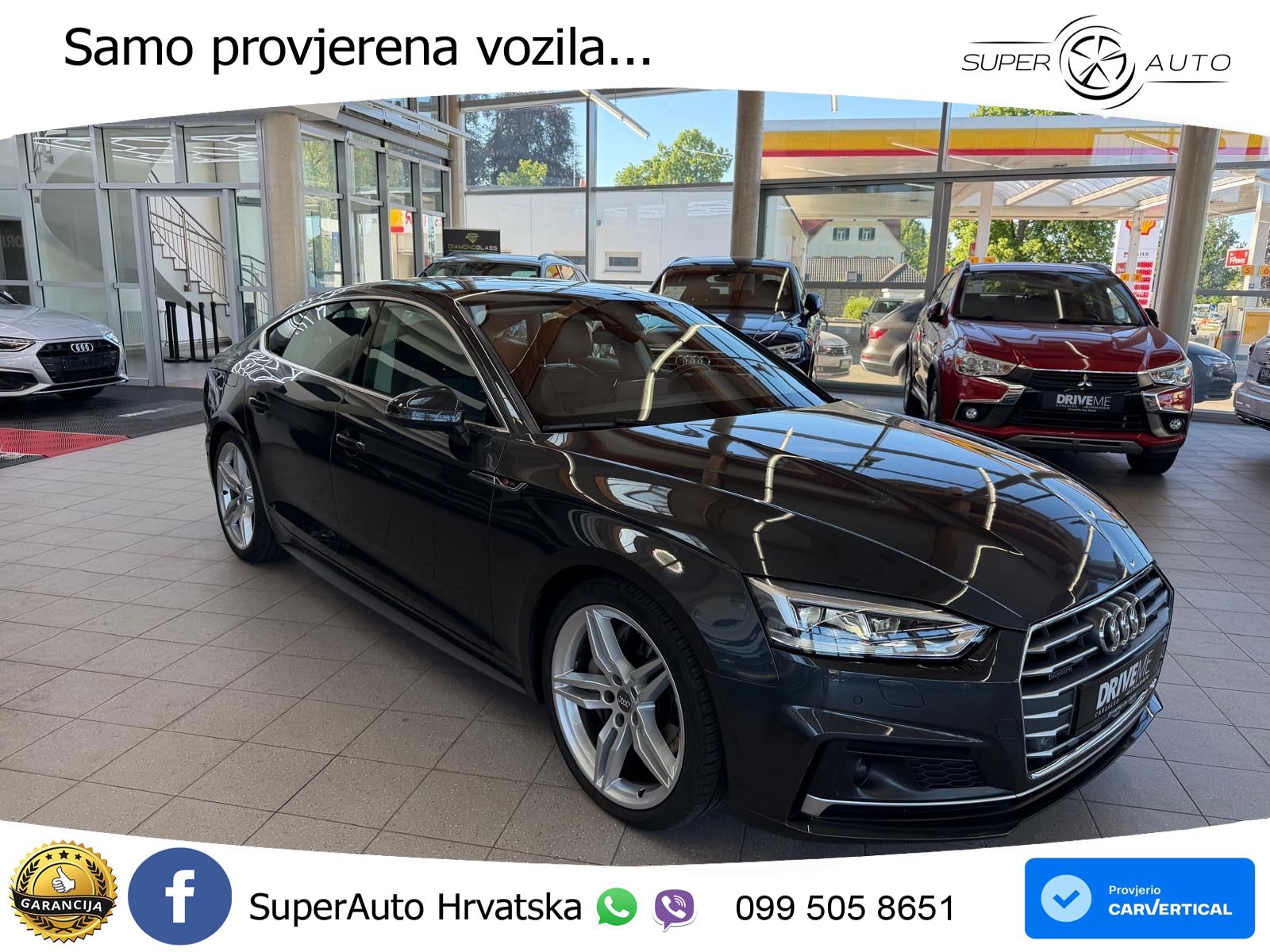 Audi A5 Sportback 50 TDI V6 (286 KS) quattro Tiptronic S line LED+GR SJED+ACC