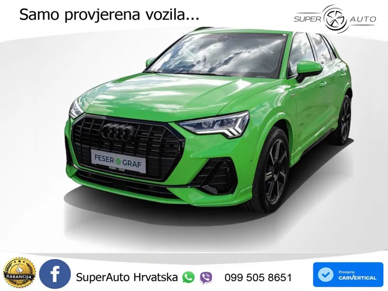 Audi Q3 45 TFSI (245 KS) quattro S tronic 2x S line MATRIX+GR SJED+KAM