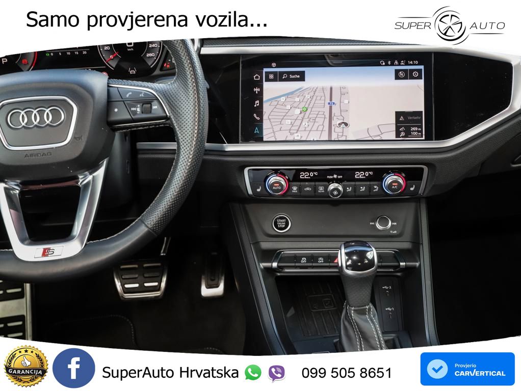 Audi Q3 45 TFSI (245 KS) quattro S tronic 2x S line MATRIX+GR SJED+KAM