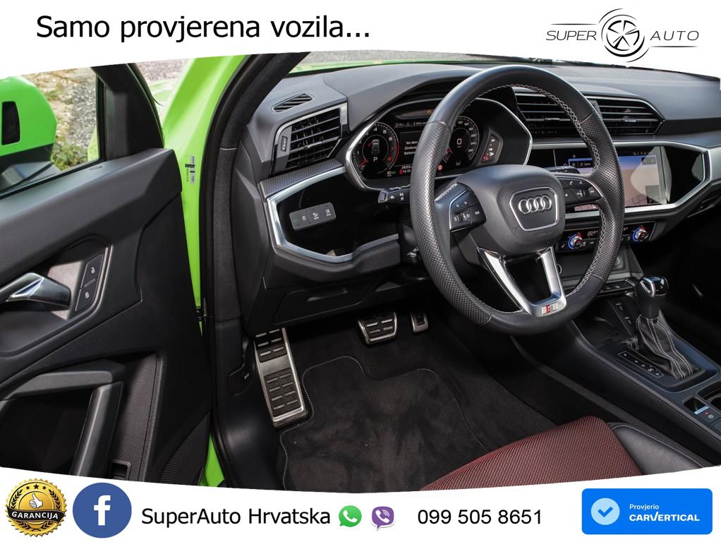 Audi Q3 45 TFSI (245 KS) quattro S tronic 2x S line MATRIX+GR SJED+KAM