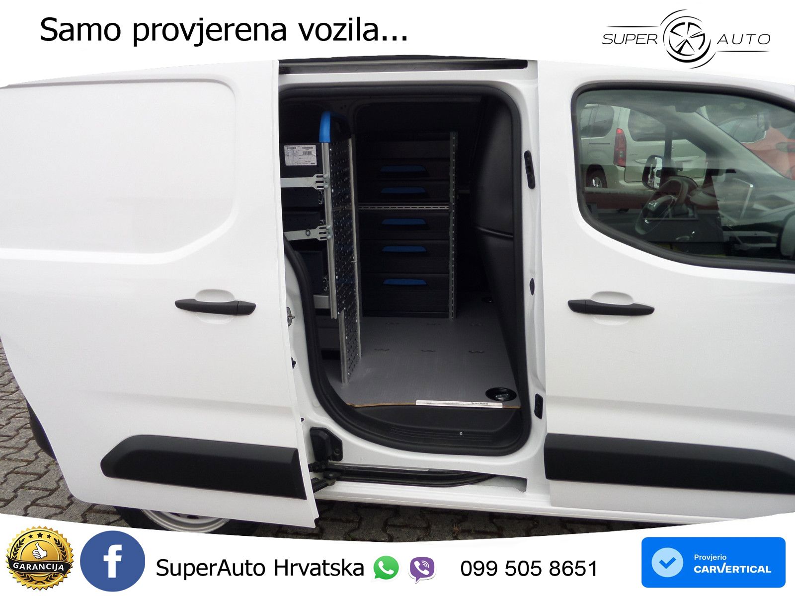 Peugeot Partner Premium 1.5d+SORTIMO+Klima+Navi+SHZ+PDC 131 KS