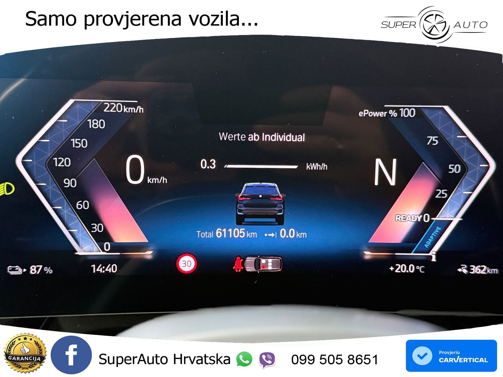 BMW iX1 68 kWh (313 KS) xDrive30