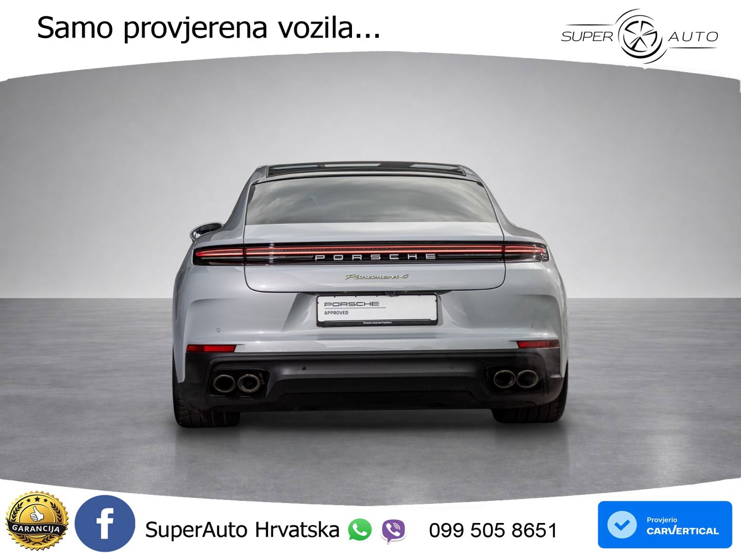 Porsche Panamera 4 2.9 V6 (470 KS) E-Hybrid PDK ACC+HEAD+4xGR SJED+360+PANO