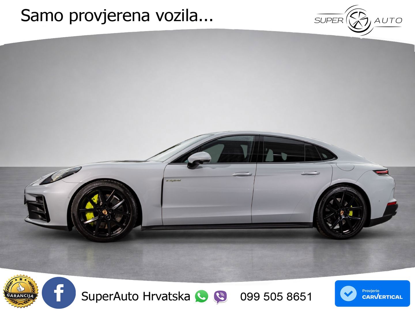 Porsche Panamera 4 2.9 V6 (470 KS) E-Hybrid PDK ACC+HEAD+4xGR SJED+360+PANO