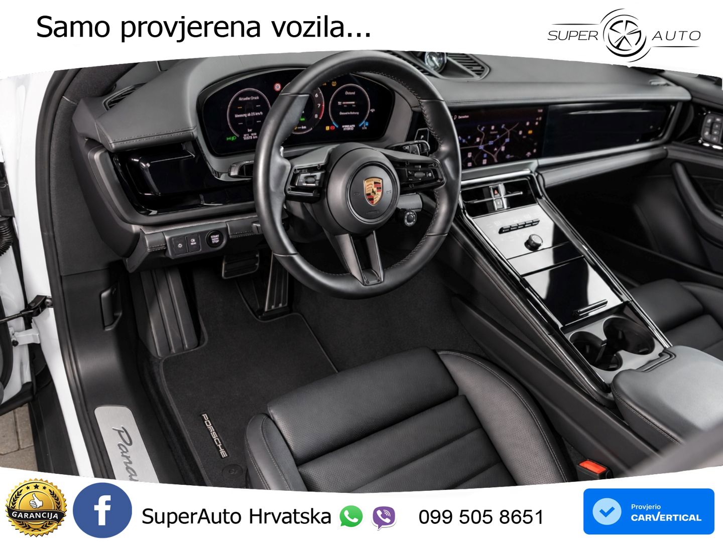 Porsche Panamera 4 2.9 V6 (470 KS) E-Hybrid PDK ACC+HEAD+4xGR SJED+360+PANO
