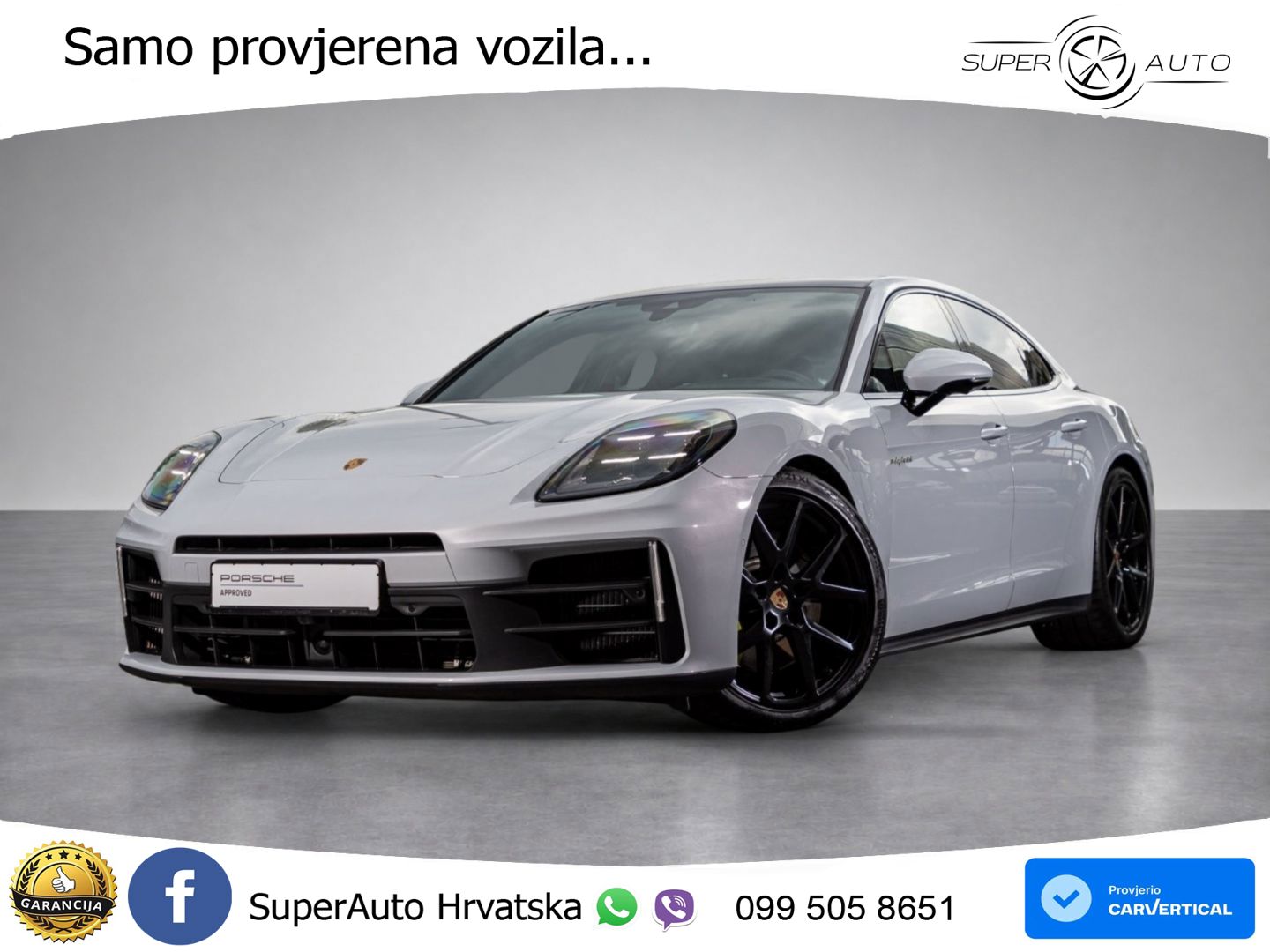 Porsche Panamera 4 2.9 V6 (470 KS) E-Hybrid PDK ACC+HEAD+4xGR SJED+360+PANO