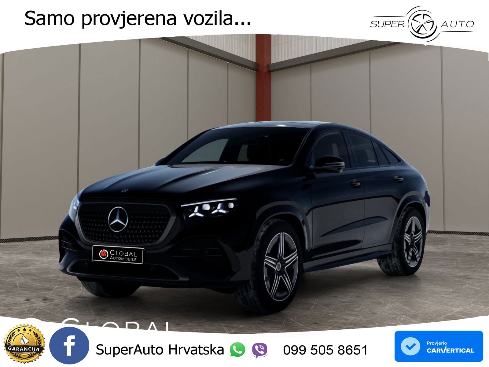 Mercedes GLE 450d (367 KS) EQ Boost 4MATIC 9G-TRONIC AMG ZRAČNI+ACC+GR SJED+KAM+PANO