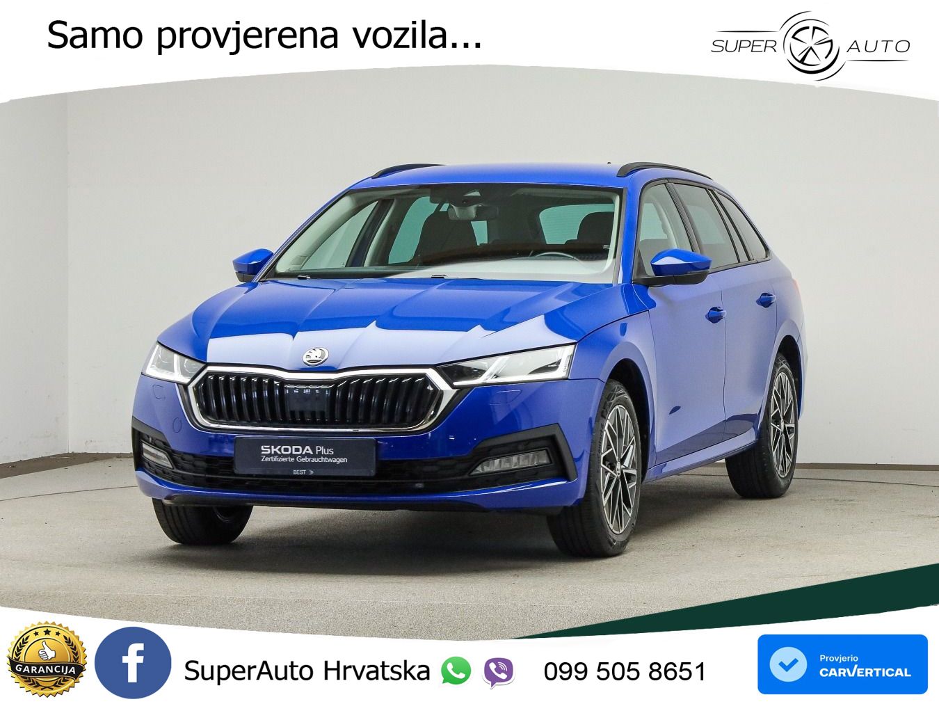 Škoda Octavia Combi 1.5 TSI EVO e-TEC (150 KS) DSG LED+GR SJED+ACC
