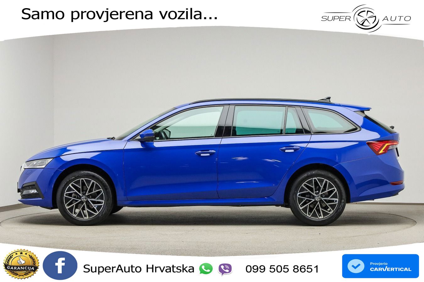 Škoda Octavia Combi 1.5 TSI EVO e-TEC (150 KS) DSG LED+GR SJED+ACC