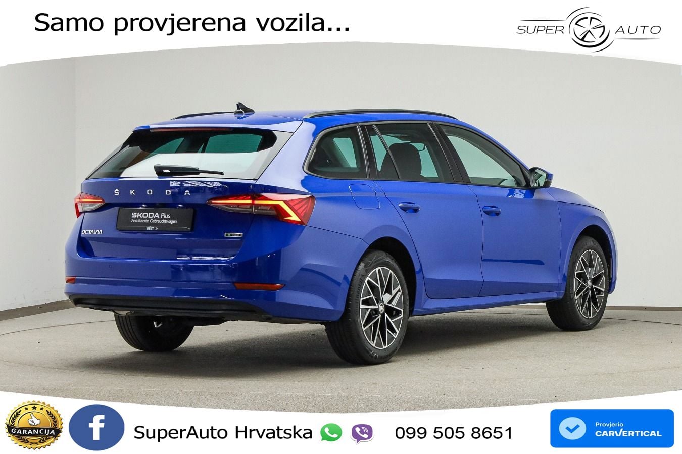 Škoda Octavia Combi 1.5 TSI EVO e-TEC (150 KS) DSG LED+GR SJED+ACC