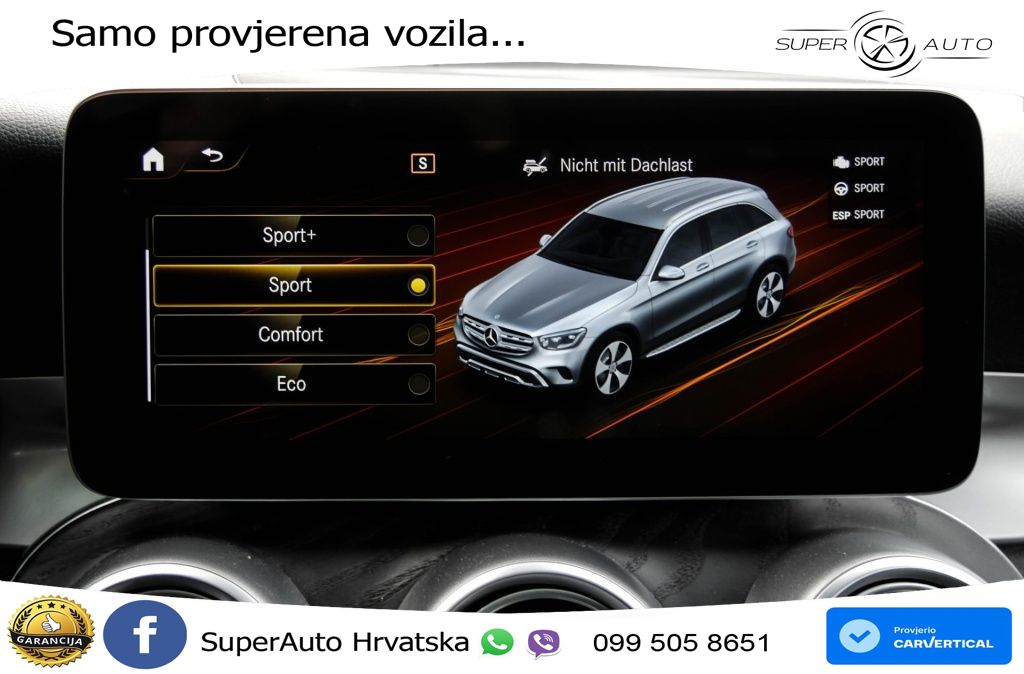 Mercedes GLC 200 (197 KS) 4MATIC G-TRONIC AMG LED+GR SJED+ACC