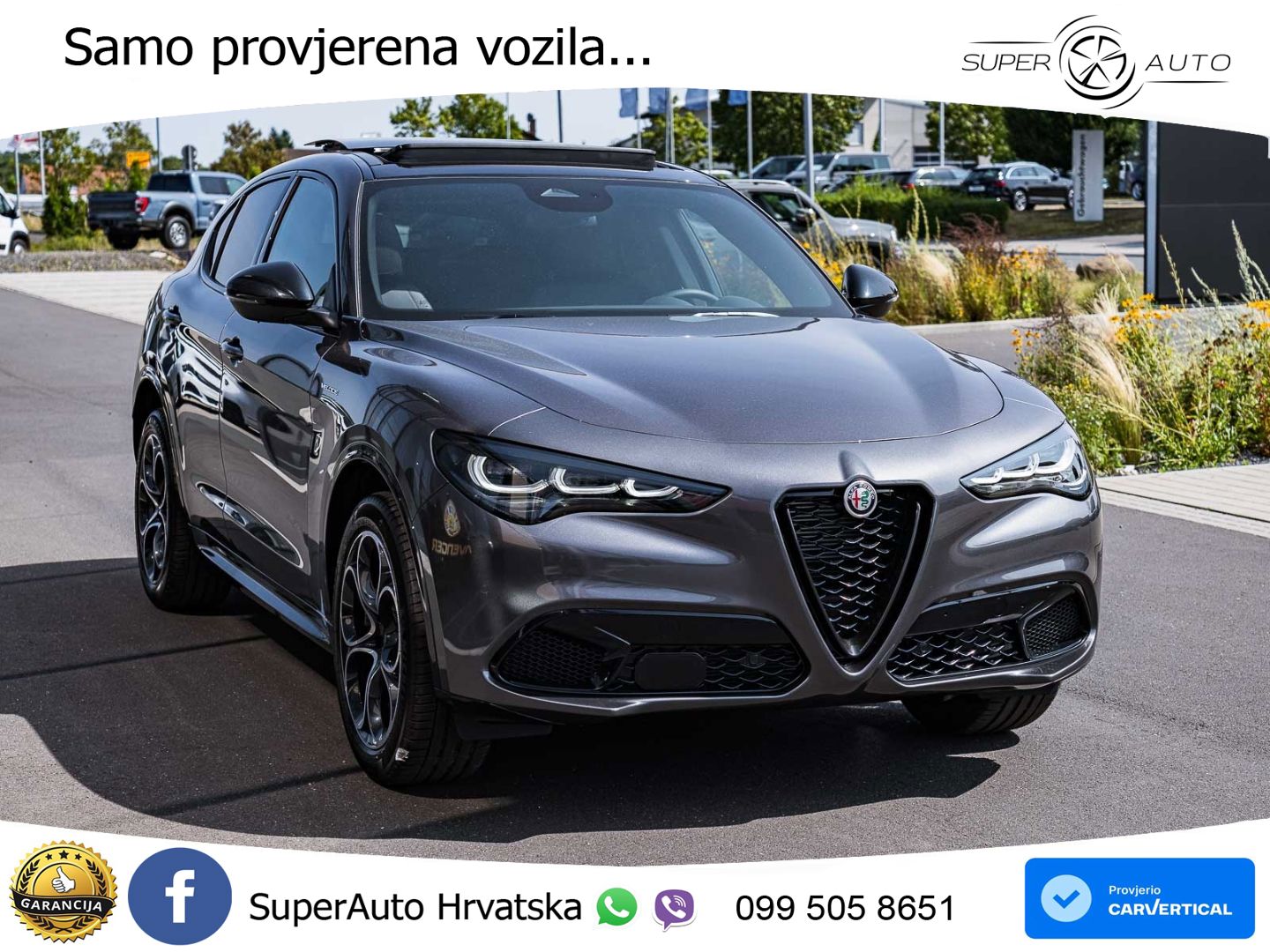 Alfa Romeo Stelvio 2.0 Turbo (280 KS) Q4 Automatic MATRIX+GR SJED+KAM