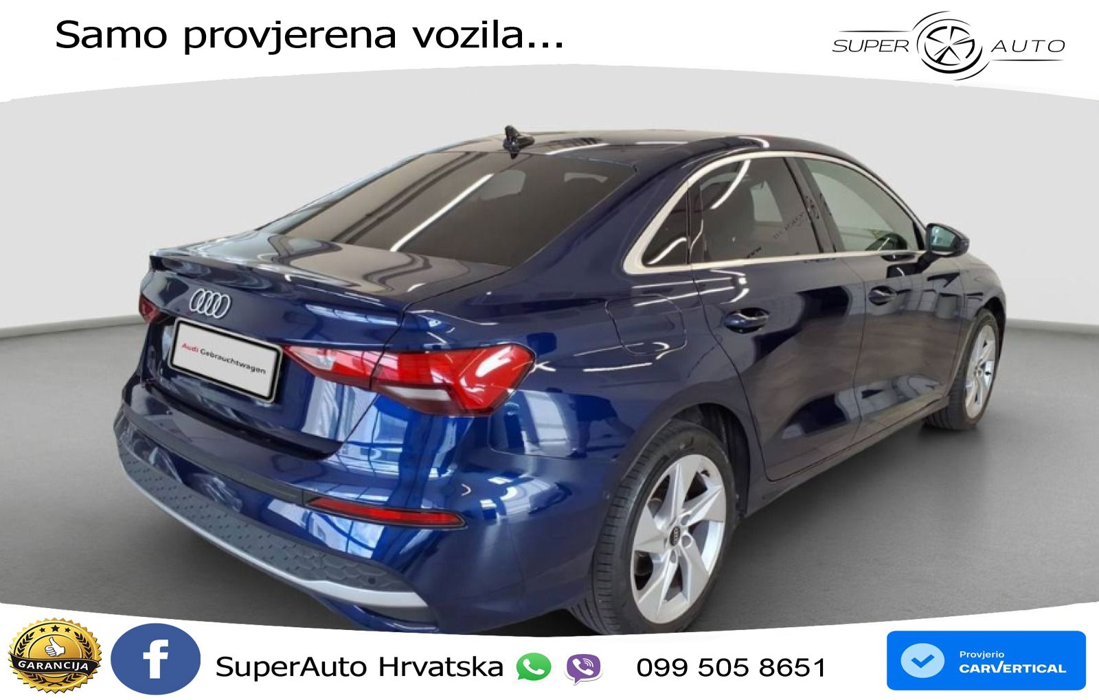 Audi A3 Limuzina 35 TFSI (150 KS) S tronic advanced