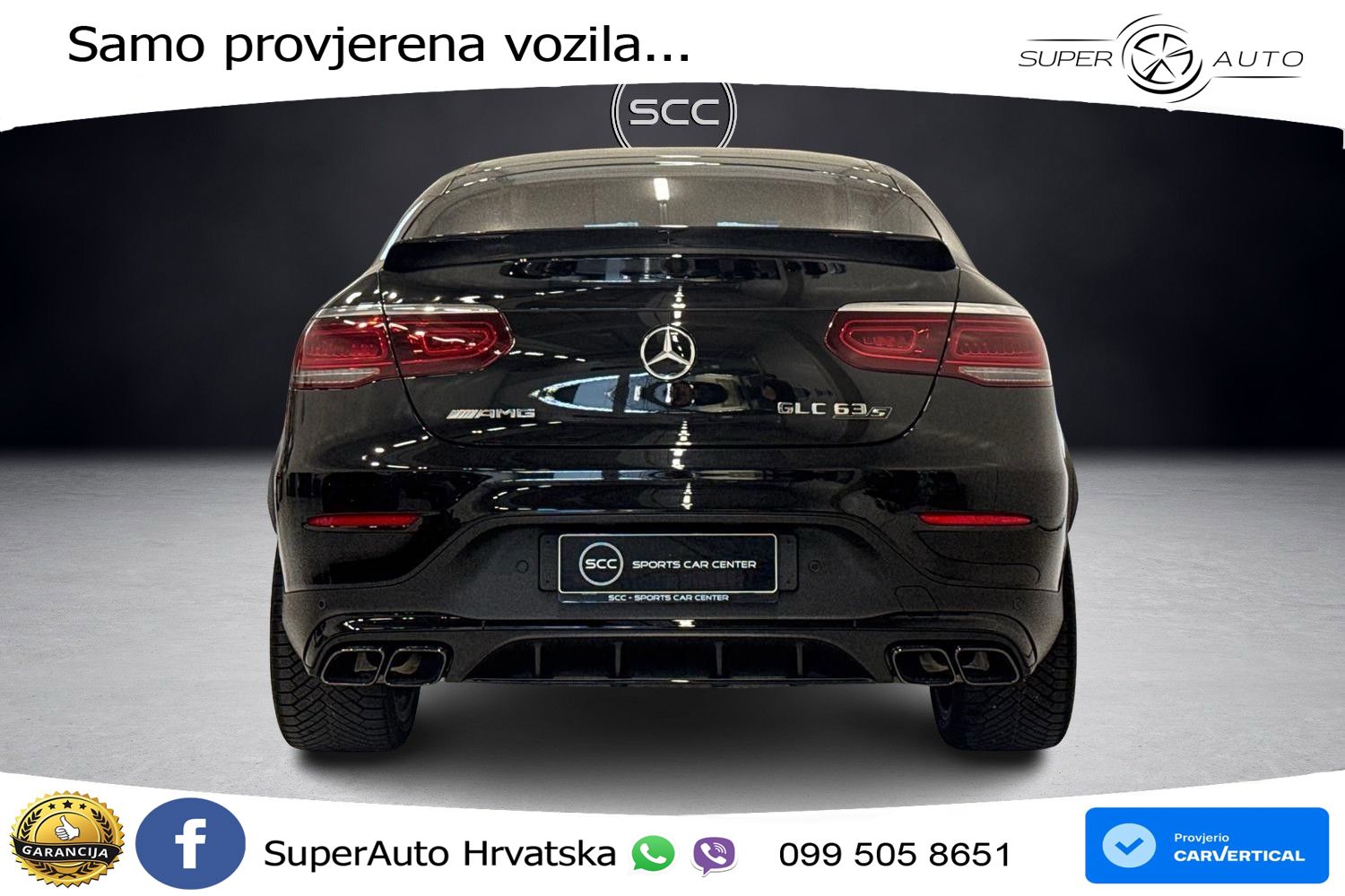 Mercedes GLC Coupe AMG 63 S (510 KS) 4MATIC+ MCT LED+ACC