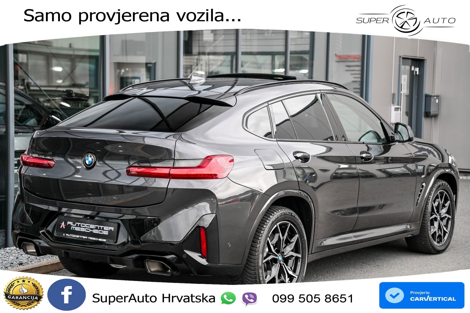 BMW X4 20d (190 KS) xDrive Steptronic M Sport LED+GR SJED+ACC