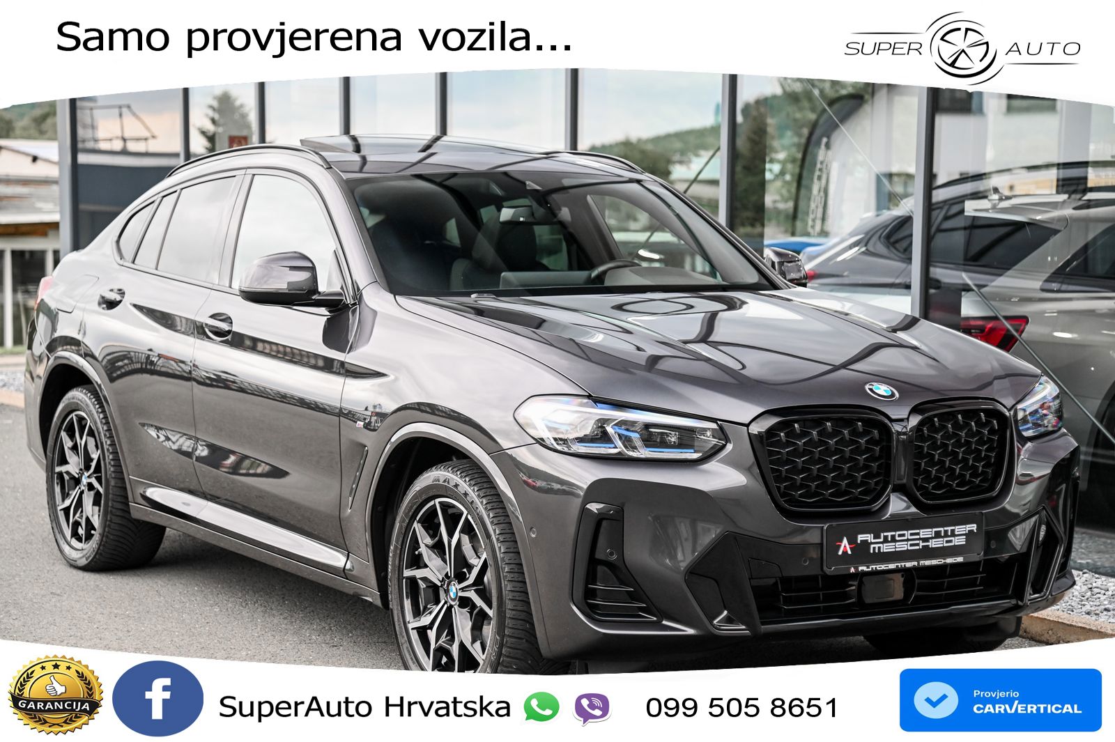 BMW X4 20d (190 KS) xDrive Steptronic M Sport LED+GR SJED+ACC