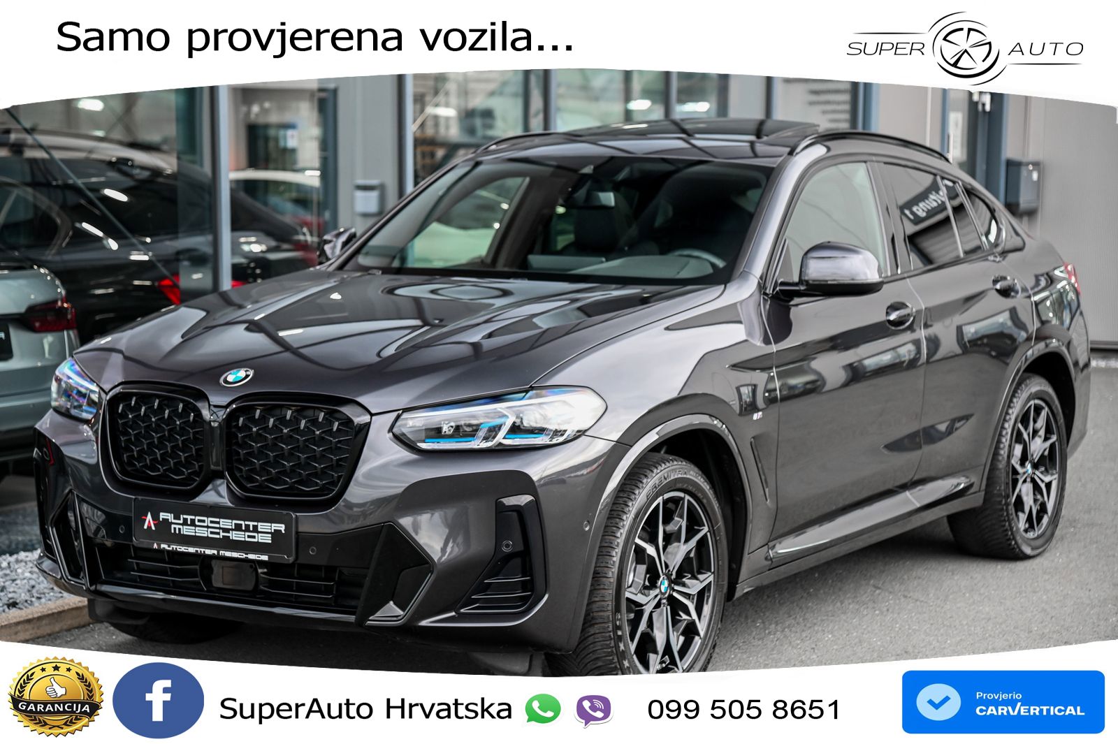 BMW X4 20d (190 KS) xDrive Steptronic M Sport LED+GR SJED+ACC