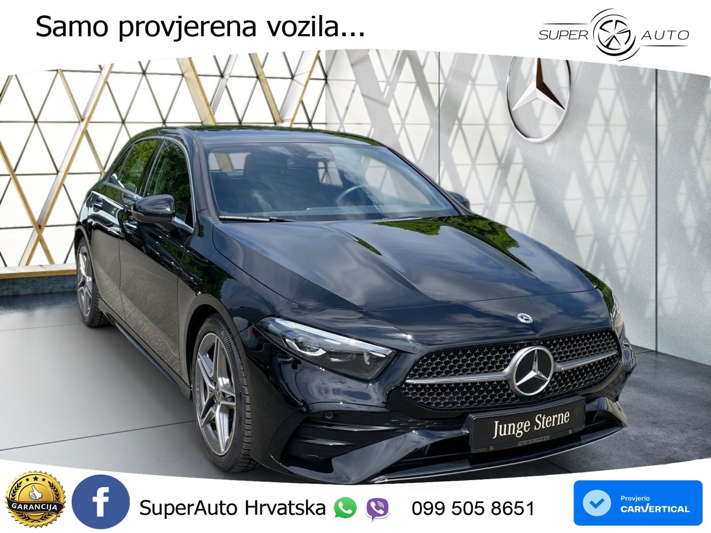Mercedes-Benz A 200d 8G-DCT AMG LED+GR SJED+ACC