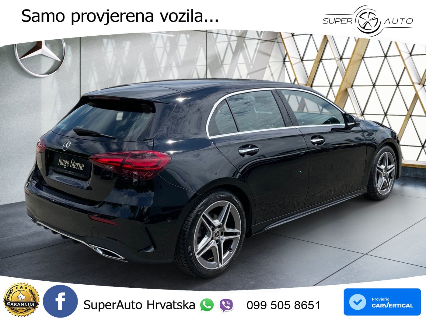 Mercedes-Benz A 200d 8G-DCT AMG LED+GR SJED+ACC