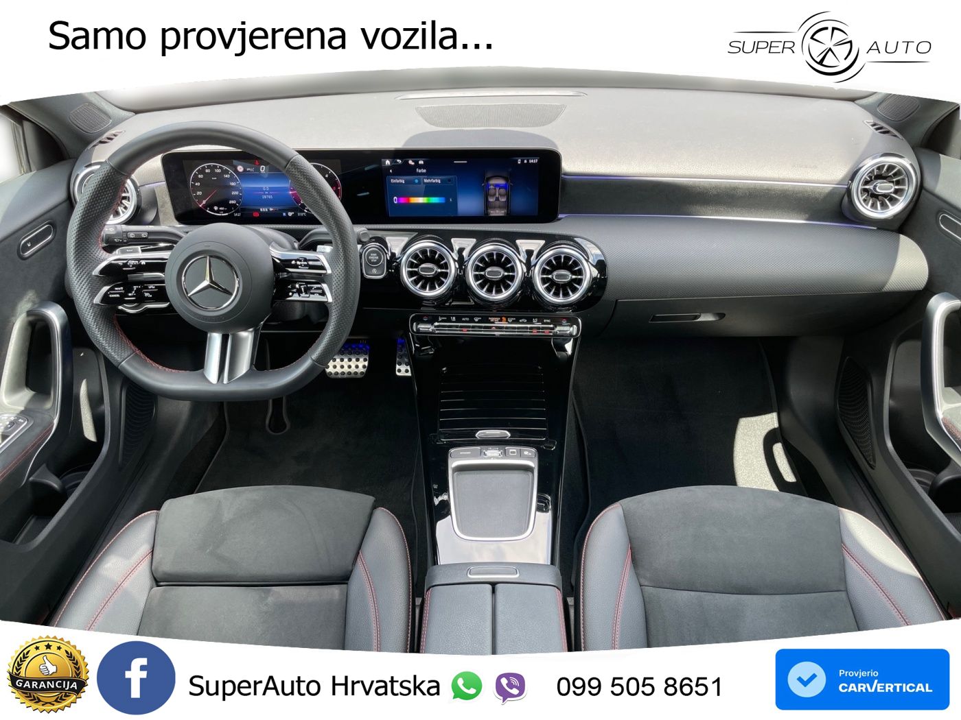 Mercedes-Benz A 200d 8G-DCT AMG LED+GR SJED+ACC