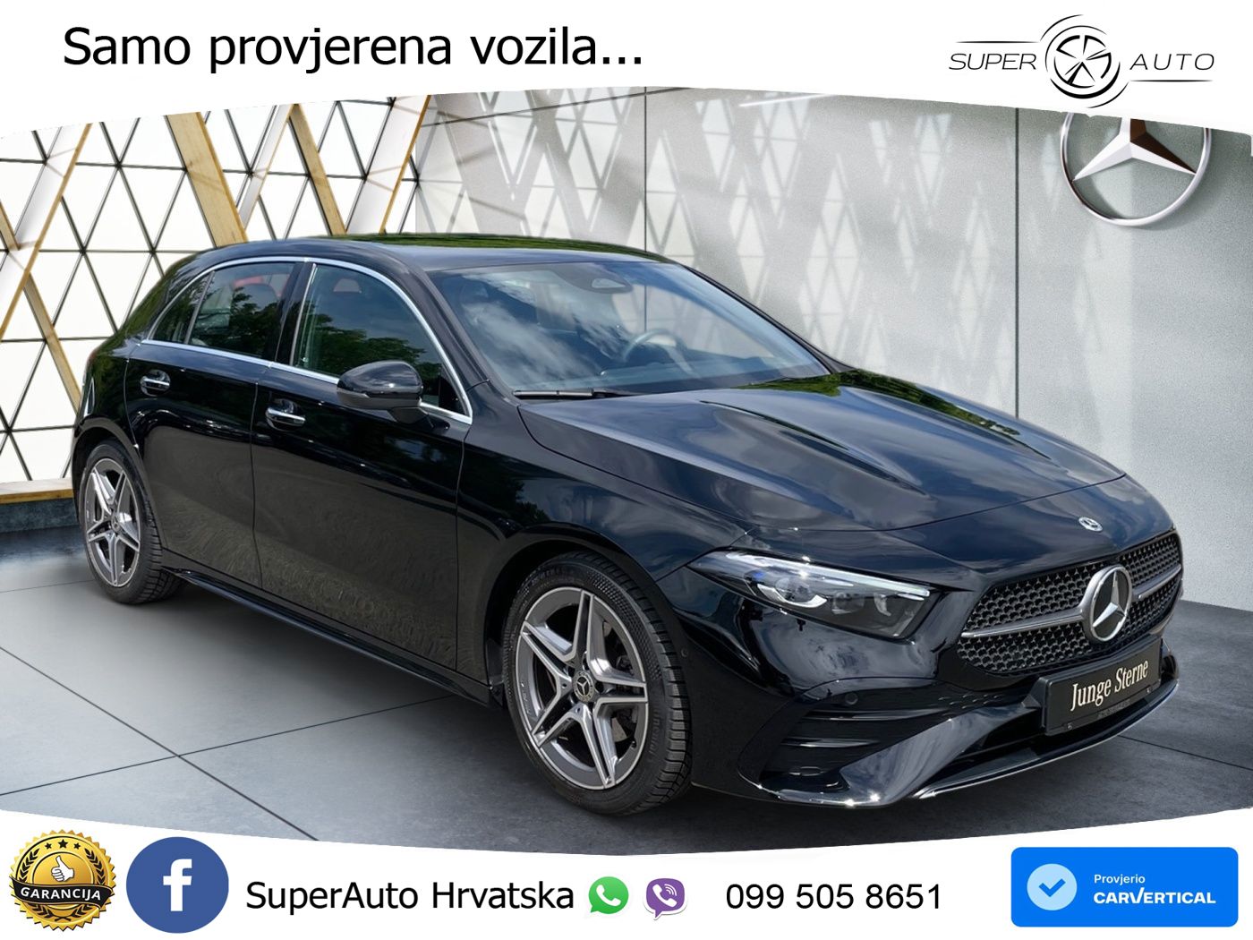 Mercedes-Benz A 200d 8G-DCT AMG LED+GR SJED+ACC