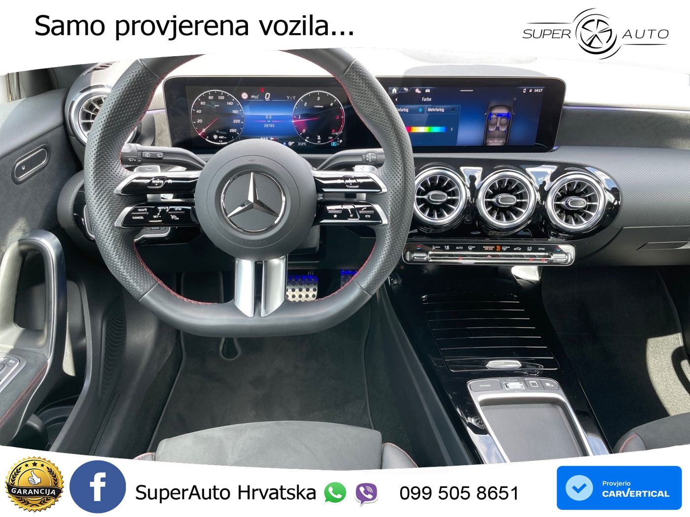 Mercedes-Benz A 200d 8G-DCT AMG LED+GR SJED+ACC