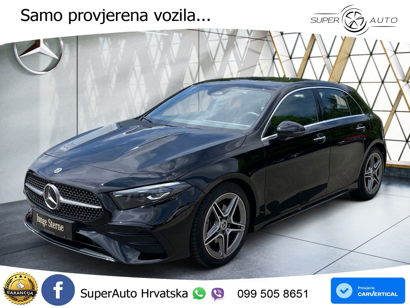 Mercedes-Benz A 200d 8G-DCT AMG LED+GR SJED+ACC