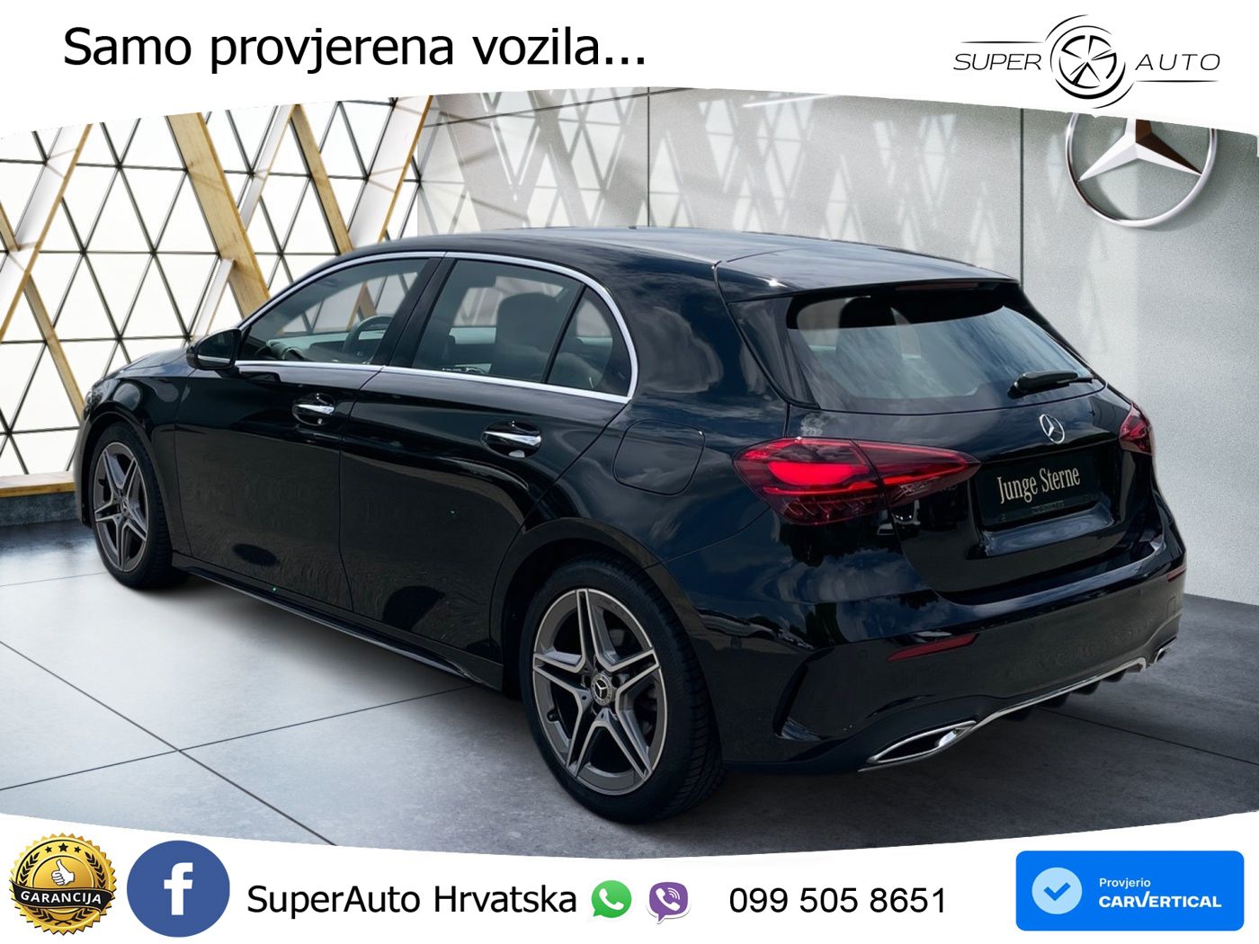 Mercedes-Benz A 200d 8G-DCT AMG LED+GR SJED+ACC