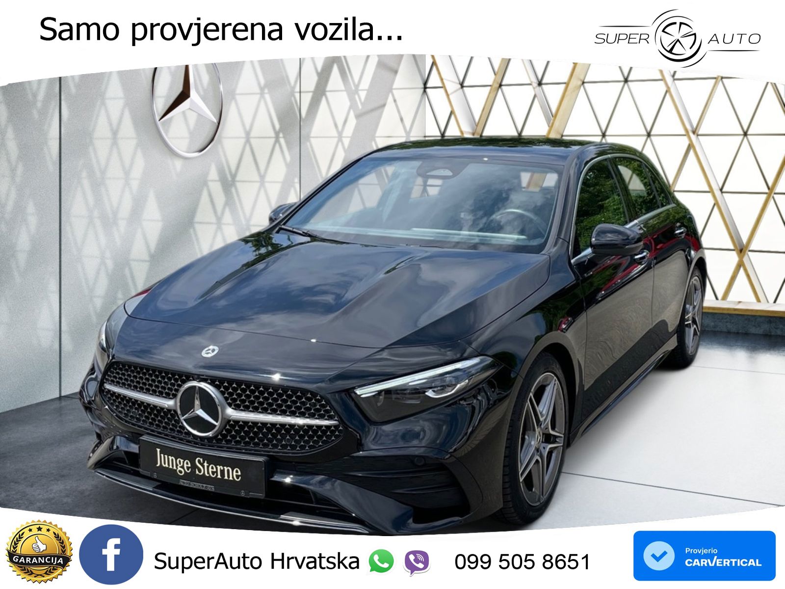 Mercedes-Benz A 200d 8G-DCT AMG LED+GR SJED+ACC