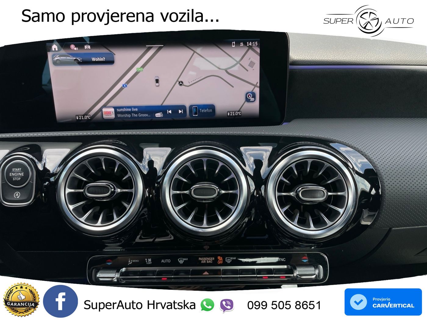 Mercedes-Benz A 200d 8G-DCT AMG LED+GR SJED+ACC