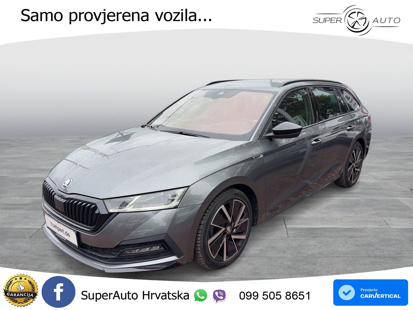 Škoda Octavia Combi 2.0 TDI (150 KS) DSG SportLine LED+GR SJED+ACC