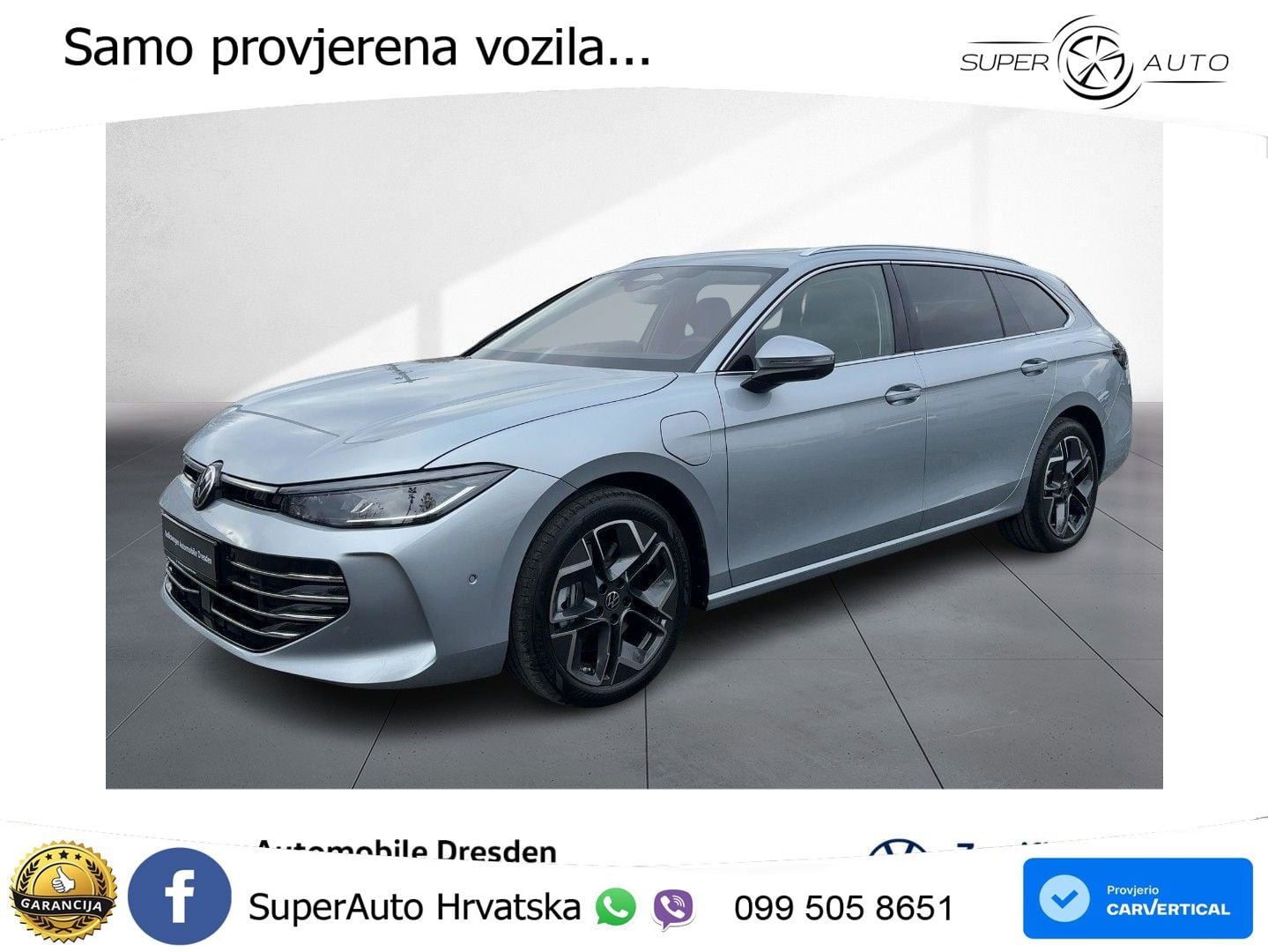Volkswagen Passat Variant 1.5 TSI (272 KS) eHybrid DSG Elegance LED+GR SJED+ACC