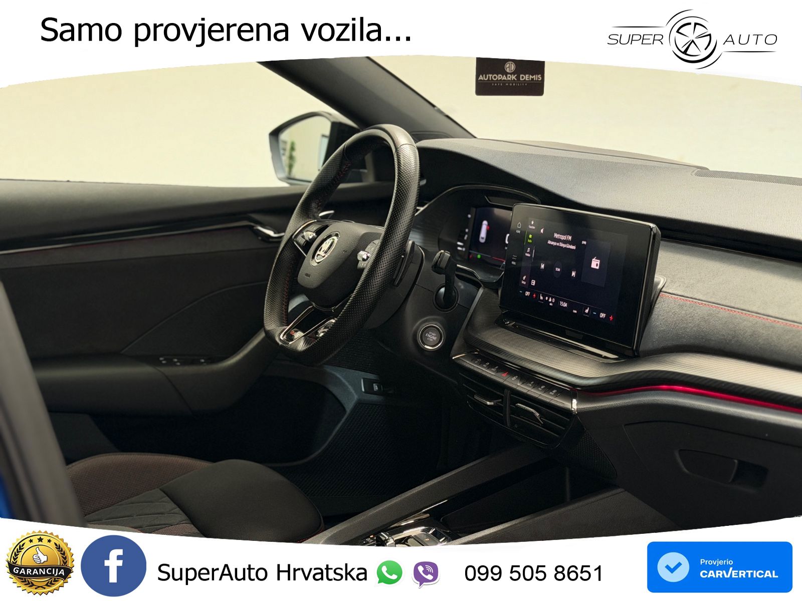 Škoda Octavia Combi RS 2.0 TDI (200 KS) DSG LED+GR SJED+ACC