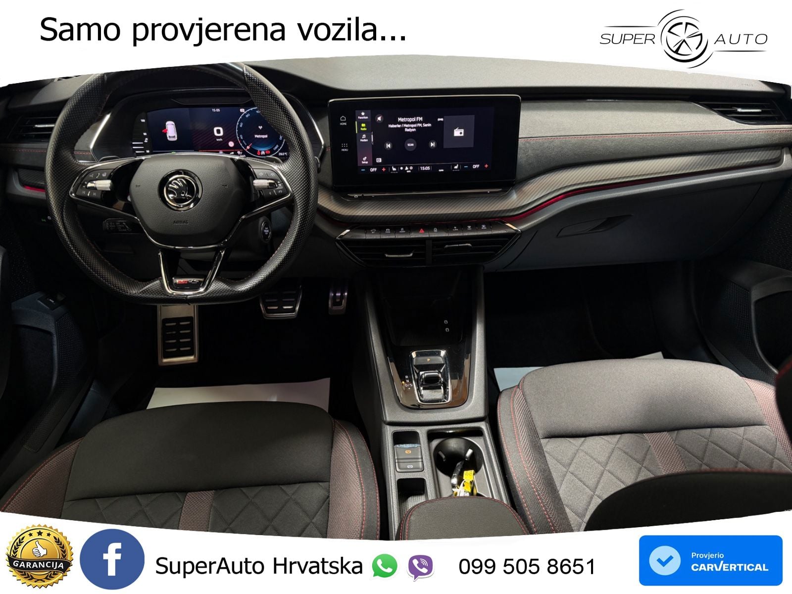 Škoda Octavia Combi RS 2.0 TDI (200 KS) DSG LED+GR SJED+ACC