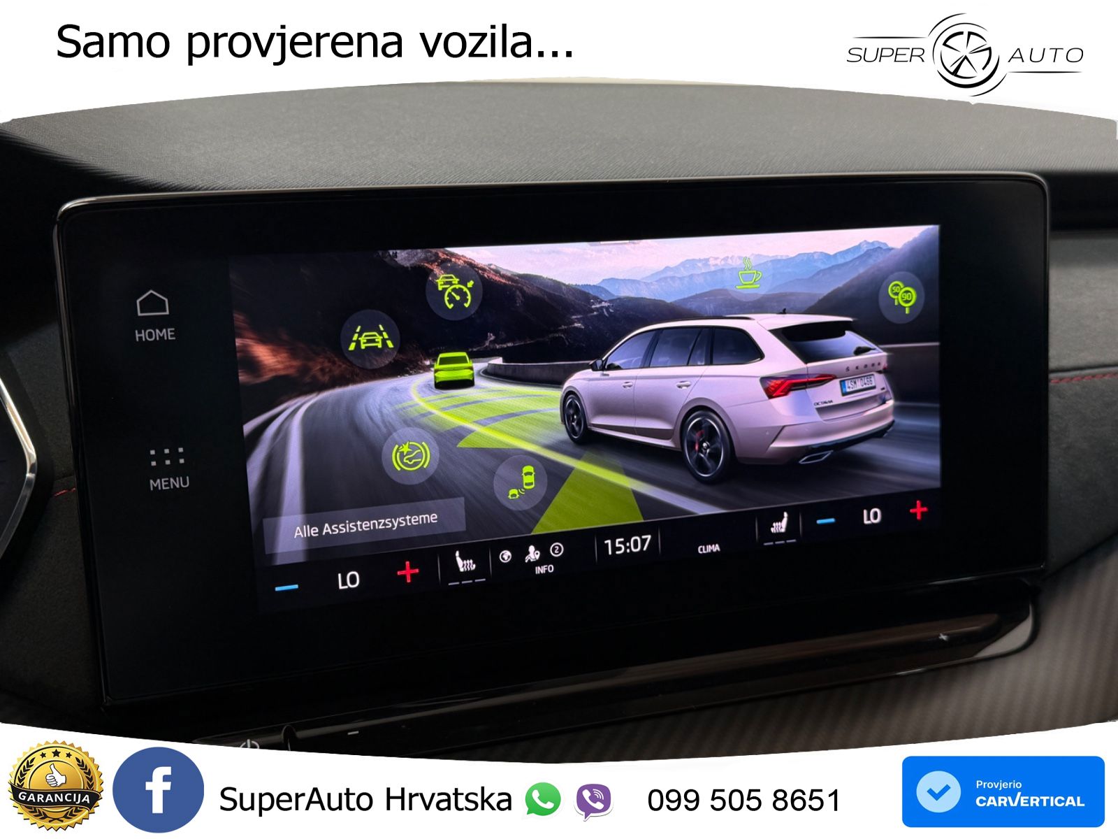 Škoda Octavia Combi RS 2.0 TDI (200 KS) DSG LED+GR SJED+ACC