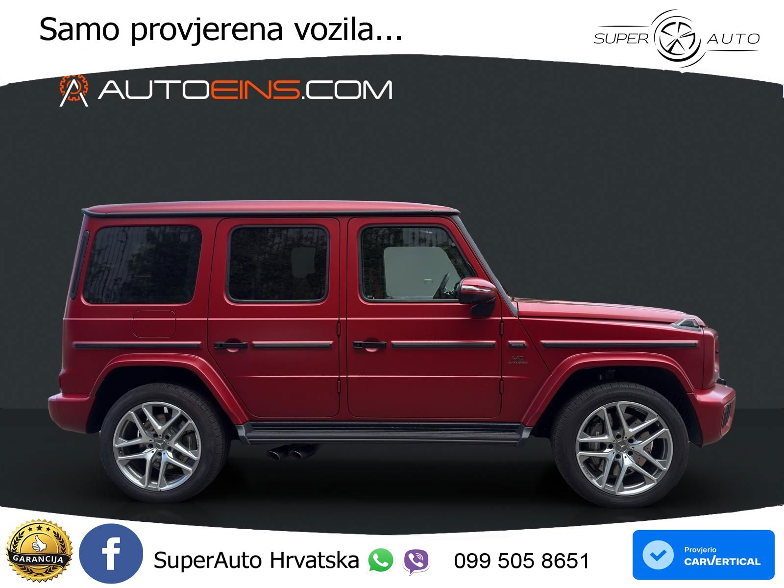 Mercedes AMG G 63 Long V8 (585 KS) 4MATIC 9G-TRONIC AMG SPEEDSHIFT TCT Manufaktur