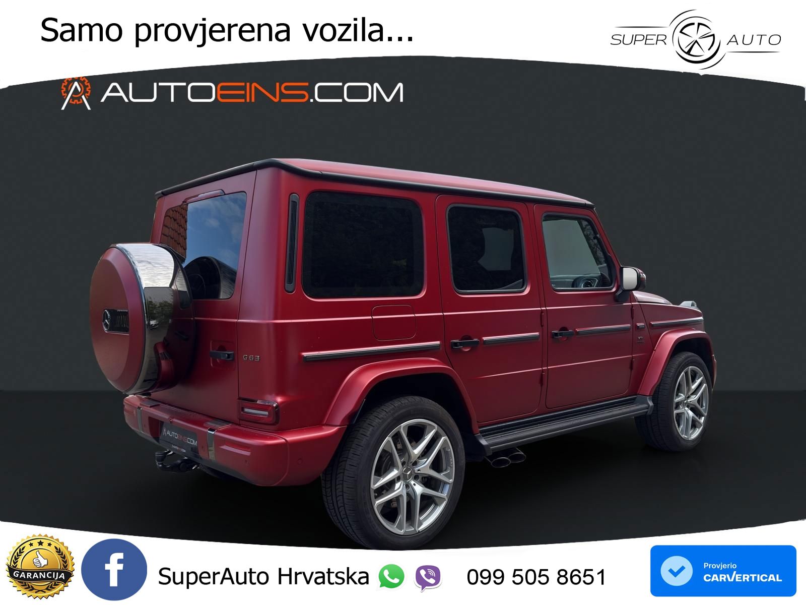Mercedes AMG G 63 Long V8 (585 KS) 4MATIC 9G-TRONIC AMG SPEEDSHIFT TCT Manufaktur