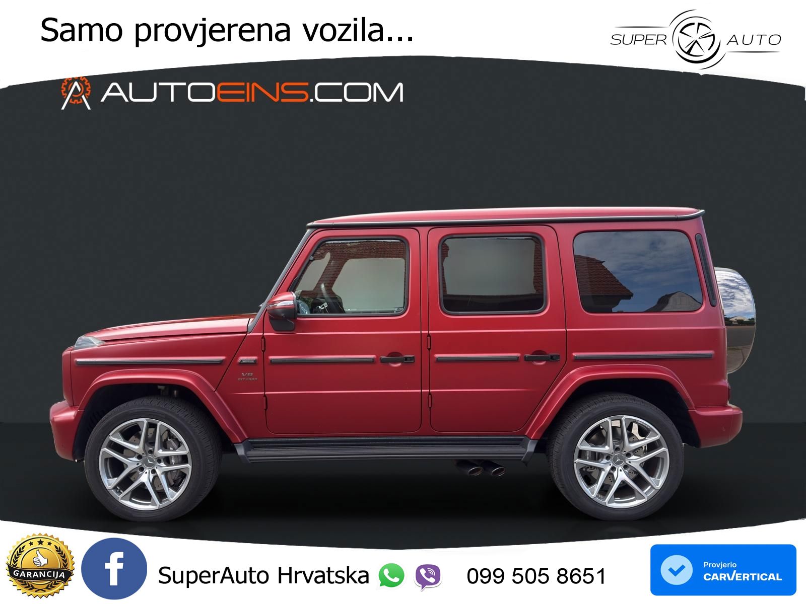 Mercedes AMG G 63 Long V8 (585 KS) 4MATIC 9G-TRONIC AMG SPEEDSHIFT TCT Manufaktur