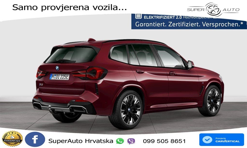 BMW iX3 80 kWh (286 KS) M Sport ACC+HEAD+GR SJED+360+PANO