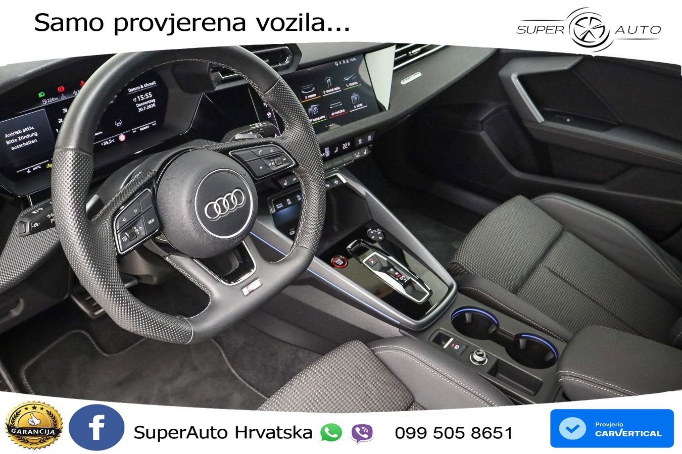 Audi S3 2.0 TFSI (333 KS) quattro S tronic LED+GR SJED+ACC