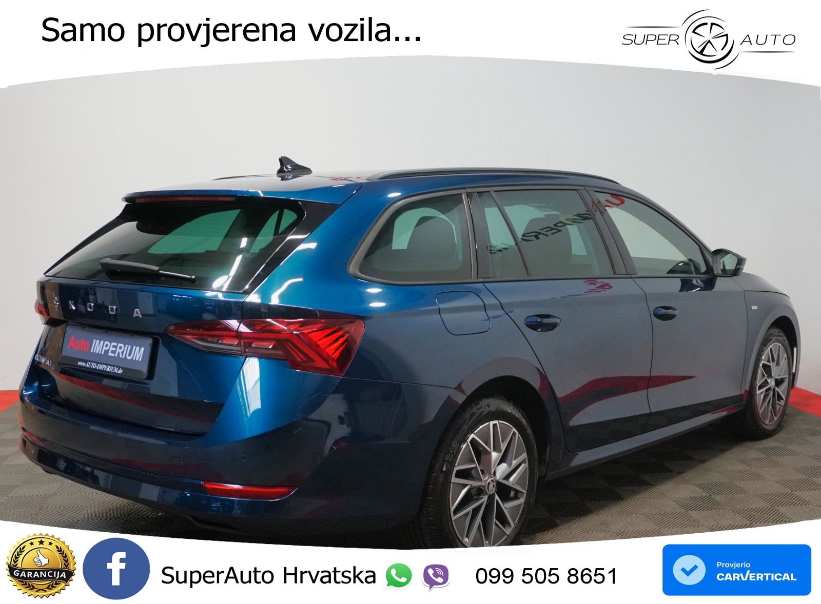 Škoda Octavia Combi 2.0 TDI (150 KS) DSG LED+GR SJED+ACC