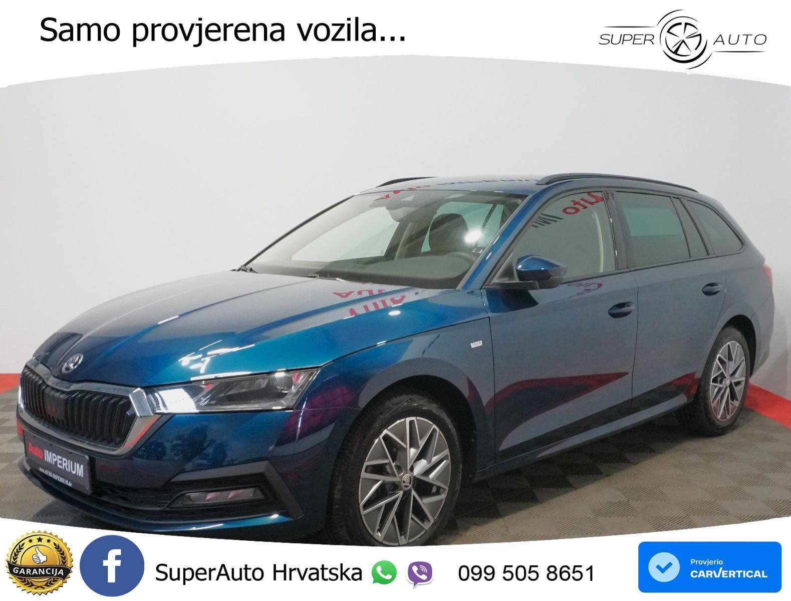 Škoda Octavia Combi 2.0 TDI (150 KS) DSG LED+GR SJED+ACC