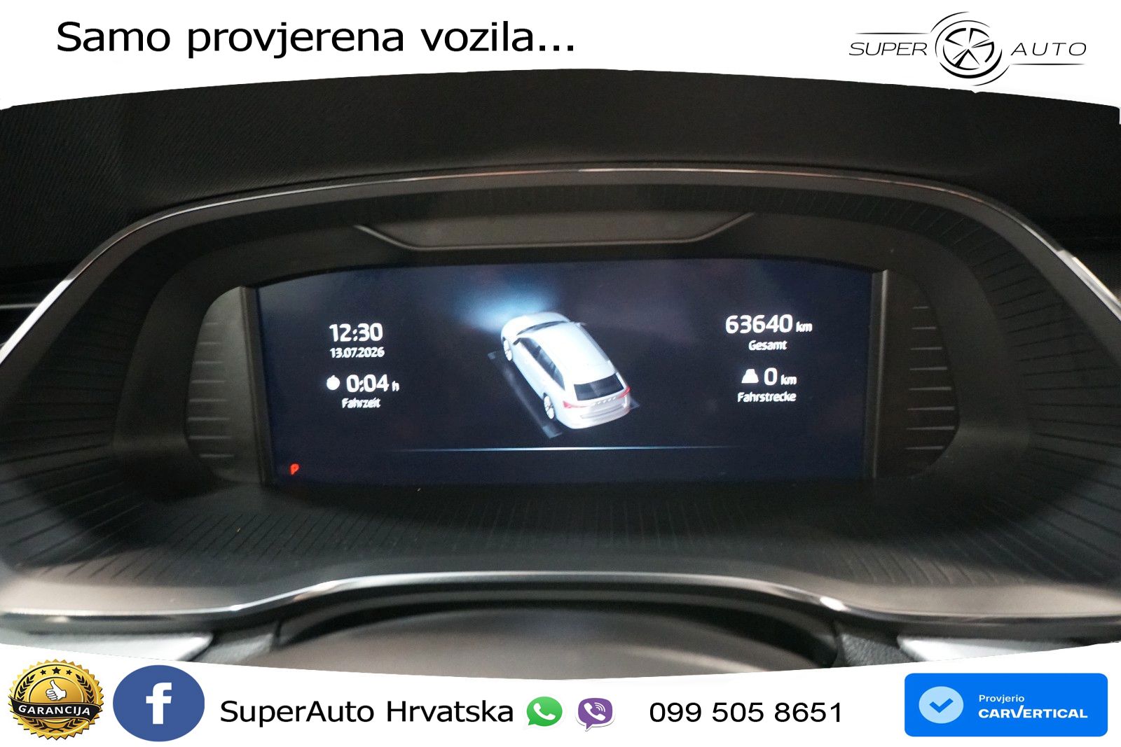 Škoda Octavia Combi 2.0 TDI (150 KS) DSG LED+GR SJED+ACC
