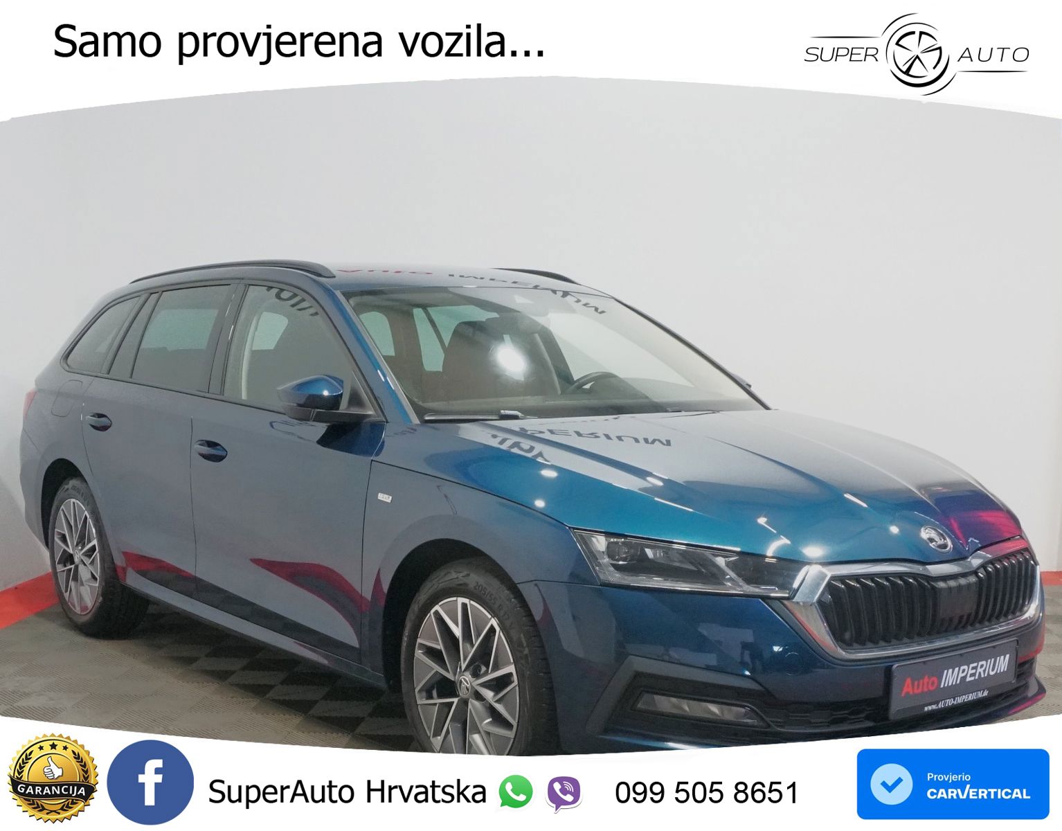 Škoda Octavia Combi 2.0 TDI (150 KS) DSG LED+GR SJED+ACC
