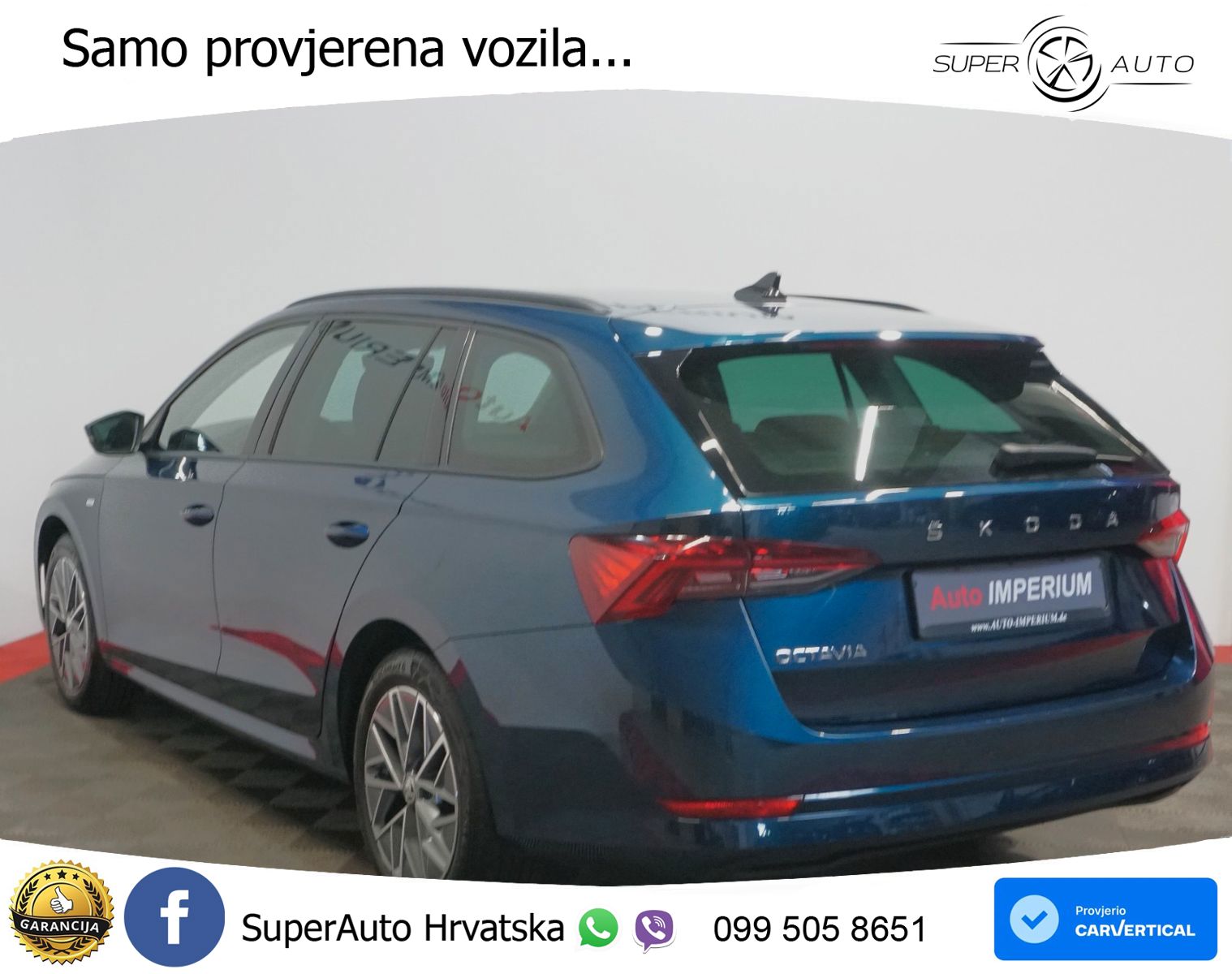Škoda Octavia Combi 2.0 TDI (150 KS) DSG LED+GR SJED+ACC