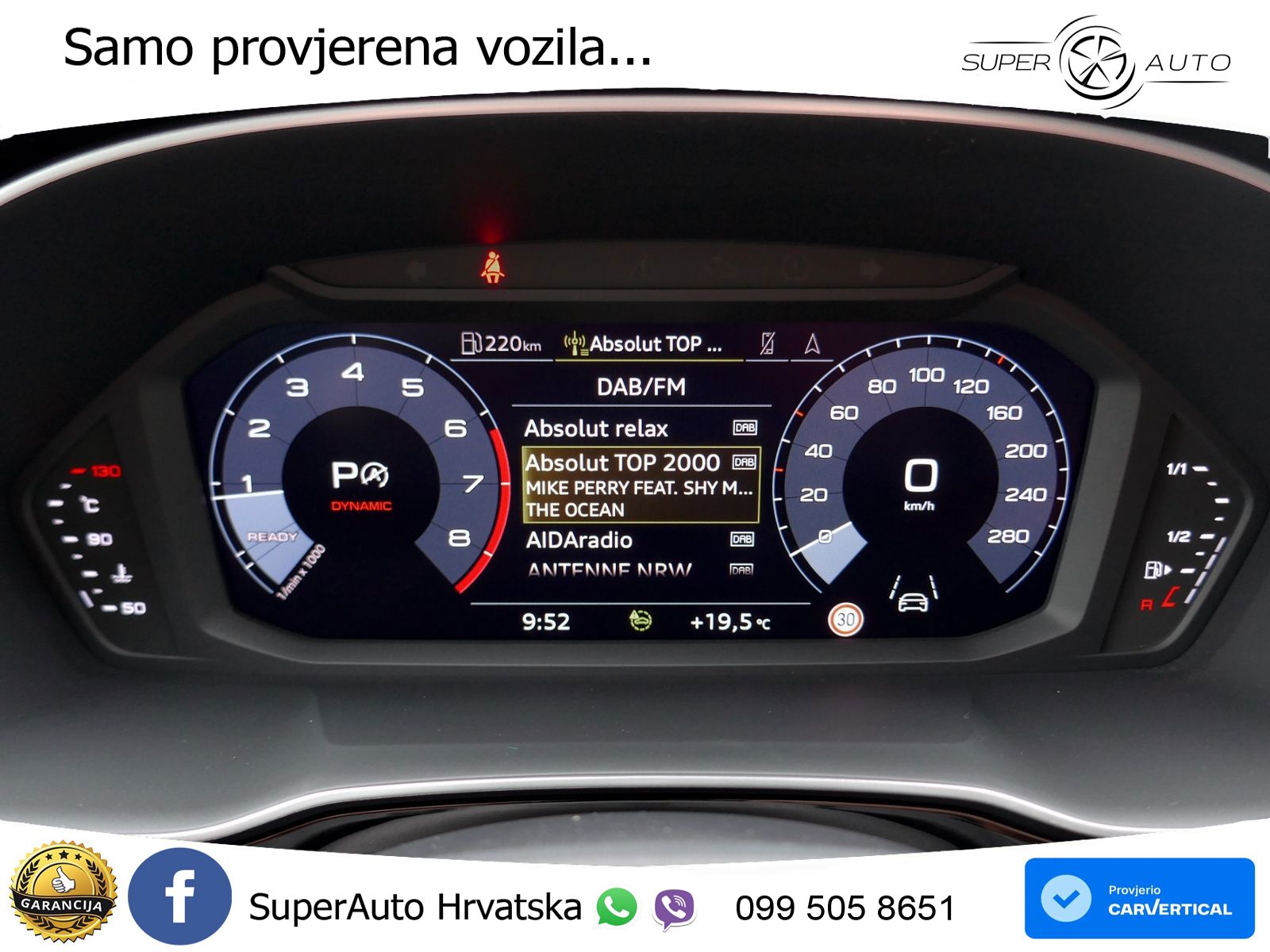 Audi Q3 II Sportback 40 TFSI (190 KS) quattro S tronic S line LED+GR SJED+ACC
